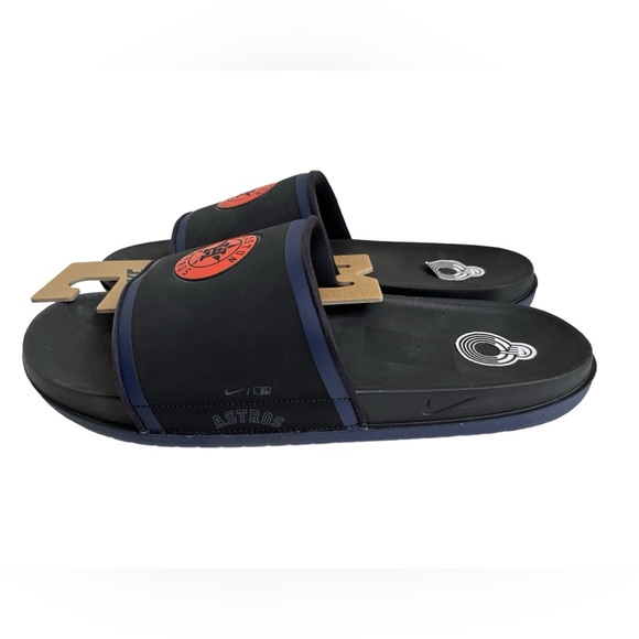 Houston Astros MLB NIKE SLIDES FLIP FLOP DH6978 Mens Comfy Sandals SIZE 15 New - Picture 4 of 9